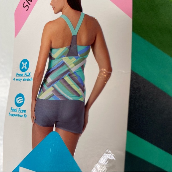 Free Country Striped Tankini NWT - Picture 8 of 10